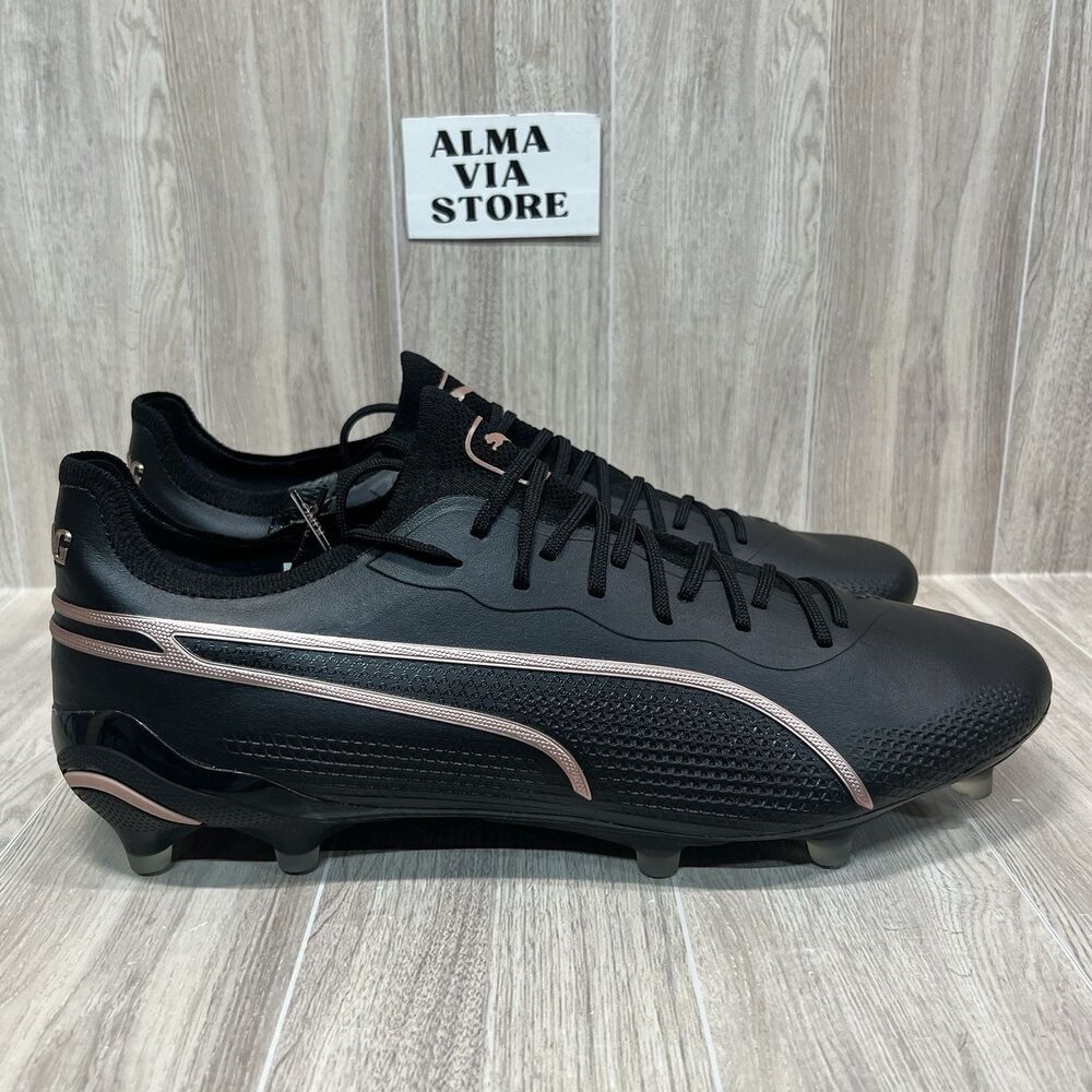 Puma Men’s 11  KING ULTIMATE FG/AG Soccer Cleats Black/Copper Rose 107563-07 NEW